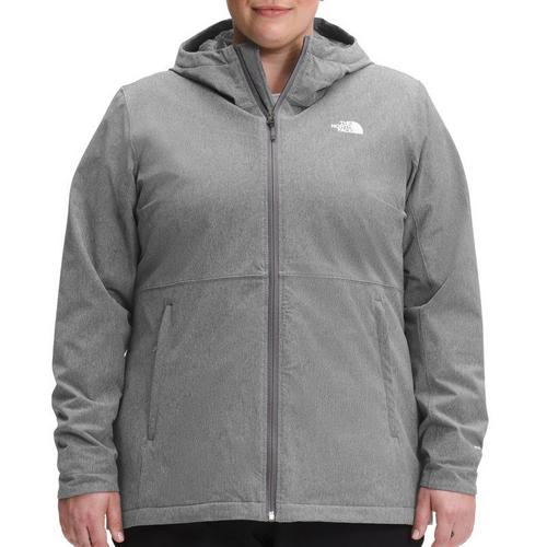 Women's The North Face Plus Size Shelbe Raschel Hooded Softshell Jacket - Primary Image
