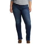Women's Silver Jeans Co. Plus Size High Note Suki Slim Fit Bootcut Long Jeans - Thumbnail 1 of 5