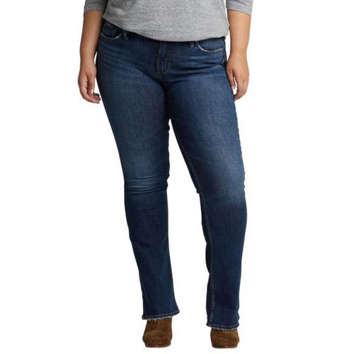 Women's Silver Jeans Co. Plus Size High Note Suki Slim Fit Bootcut Long Jeans - Primary Image