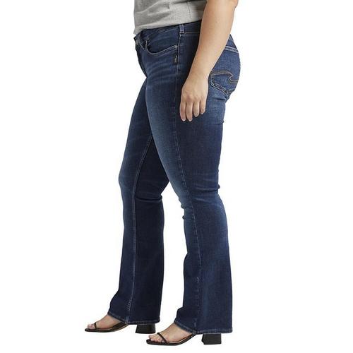 Women's Silver Jeans Co. Plus Size High Note Suki Slim Fit Bootcut Long Jeans - Primary Image