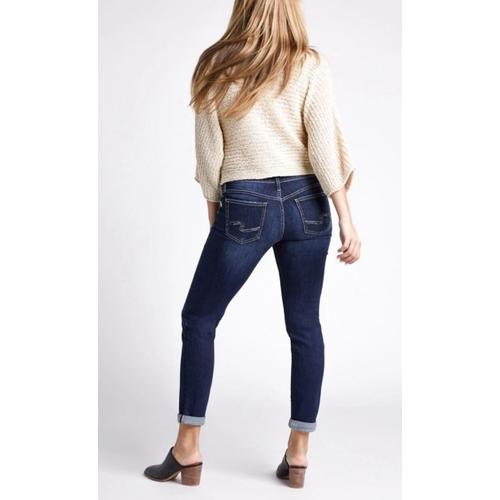 Women's Silver Jeans Co. Classic Ankle Slim Fit Boyfriend Ankle Jeans - Primary Image