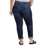 Women's Silver Jeans Co. Plus Size Plus Size Ankle Slim Fit Boyfriend Ankle Jeans - Thumbnail 3 of 3