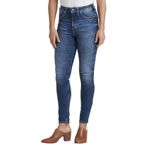 Women's Silver Jeans Co. Infinite Original Skinny Ankle Jeans - Primary Image