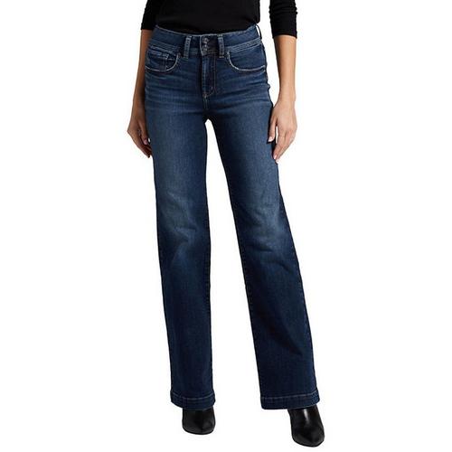 Women's Silver Jeans Co. Avery Trouser Curvy Wide Leg Jeans - Primary Image