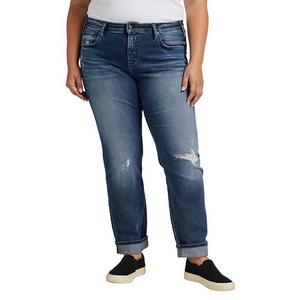 Women's Silver Jeans Co. Plus Beau Slim Fit Boyfriend Jeans