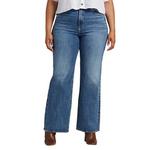 Women's Silver Jeans Co. Plus Highly Desirable Slim Fit Wide Leg Jeans - Thumbnail 1 of 2