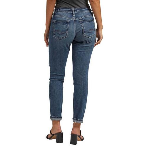 Women's Silver Jeans Co. Plus Size Curvy Boyfriend Jeans - Primary Image