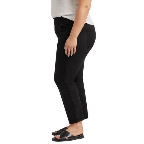 Women's JAG Jeans Plus Size Plus Amelia Pull-On Slim Fit Straight Ankle Jeans - Primary Image