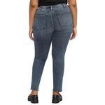 Women's Silver Jeans Co. Plus Size Plus Size Most Wanted Faded Ankle Slim Fit Straight Ankle Jeans - Thumbnail 3 of 3