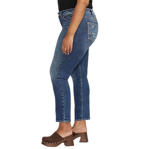 Women's Silver Jeans Co. Plus Size Britt Curvy Straight Jeans - Primary Image