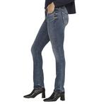 Women's Silver Jeans Co. Suki Faded Curvy Straight Jeans - Thumbnail 2 of 3