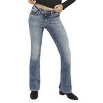 Women's Silver Jeans Co. Suki Classic Button Curvy Bootcut Long Jeans - Thumbnail 1 of 3