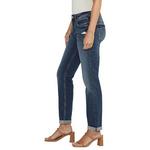 Women's Silver Jeans Co. Ankle Relaxed Fit Boyfriend Jeans - Thumbnail 2 of 3