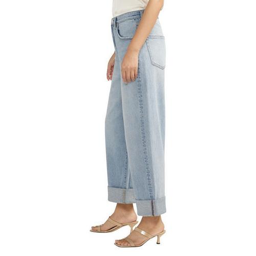 Women's Silver Jeans Co. Baggy Relaxed Fit Wide Leg Jeans - Primary Image