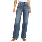 Women's Silver Jeans Co. Highly Desirable Trouser Relaxed Fit Straight Jeans - Thumbnail 1 of 3