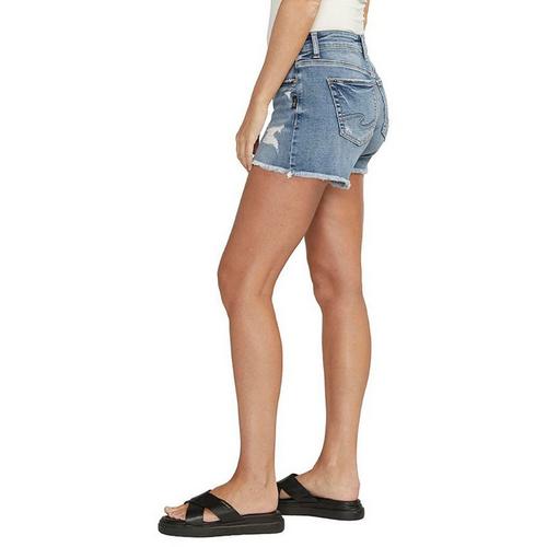 Women's Silver Jeans Co. Suki Curvy Fit Luxe Stretch Jean Shorts - Primary Image