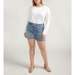 Women's Silver Jeans Co. Plus Size Plus Size Sure Thing Carpenter Jean Shorts - Thumbnail 4 of 6