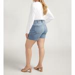 Women's Silver Jeans Co. Plus Size Plus Size Sure Thing Carpenter Jean Shorts - Thumbnail 5 of 6