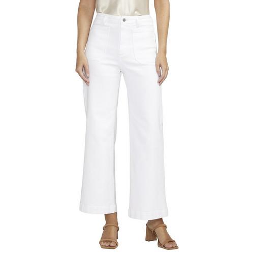 Women's Silver Jeans Co. High Rise Patch Pocket Chino Pants - Primary Image