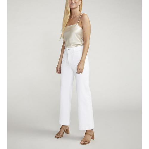 Women's Silver Jeans Co. High Rise Patch Pocket Chino Pants - Primary Image