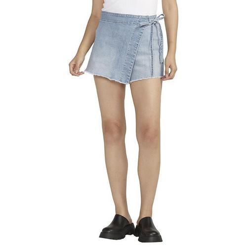 Women's Silver Jeans Co. Tie-Up Jean Skort - Primary Image
