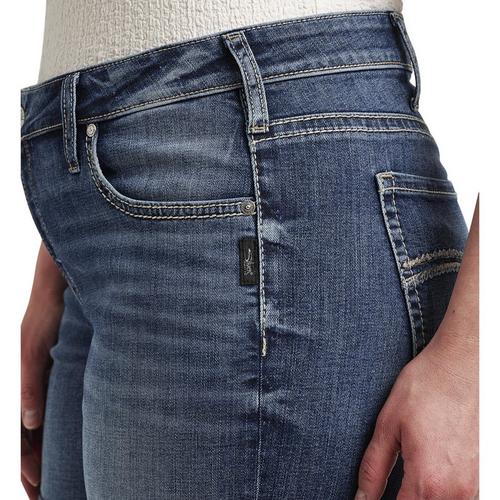 Women's Silver Jeans Co. Plus Size Plus Size Boyfriend Rise Power Stretch Jean Shorts - Primary Image