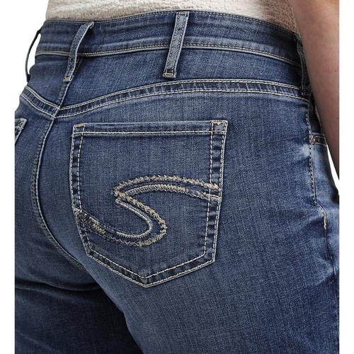 Women's Silver Jeans Co. Plus Size Plus Size Boyfriend Rise Power Stretch Jean Shorts - Primary Image