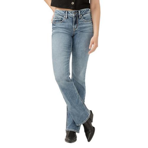 Women's Silver Jeans Co. Suki Slim Fit Bootcut Long Jeans - Primary Image