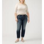 Women's Silver Jeans Co. Plus Size Slim Luxe Loose Fit Boyfriend Jeans - Thumbnail 4 of 4