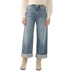 Women's Silver Jeans Co. Plus Size Plus Size 90s Baggy Loose Fit Wide Leg Jeans - Thumbnail 1 of 4