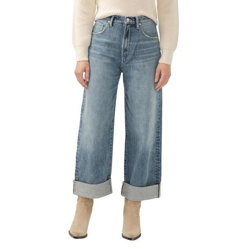 Women's Silver Jeans Co. Plus Size Plus Size 90s Baggy Loose Fit Wide Leg Jeans - Primary Image