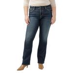 Women's Silver Jeans Co. Plus Size Plus Size Suki Slim Curvy Bootcut Jeans - Thumbnail 1 of 4