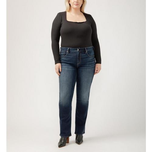 Women's Silver Jeans Co. Plus Size Avery Curvy Bootcut Jeans - Primary Image