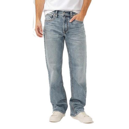 Men's Silver Jeans Co. Zac Luxe Heritage Relaxed Fit Straight Jeans - Primary Image