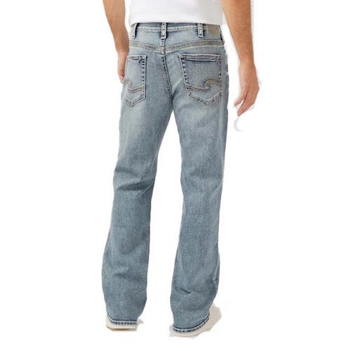 Men's Silver Jeans Co. Zac Luxe Heritage Relaxed Fit Straight Jeans - Primary Image
