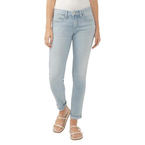 Women's Silver Jeans Co. Skinny Slim Fit Girlfriend Jeans - Primary Image