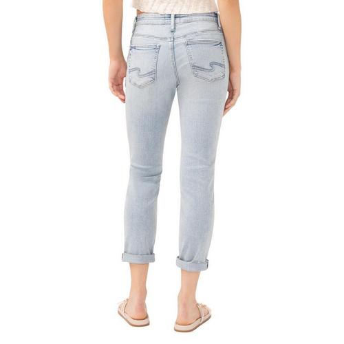 Women's Silver Jeans Co. Power Slim Fit Girlfriend Jeans - Primary Image