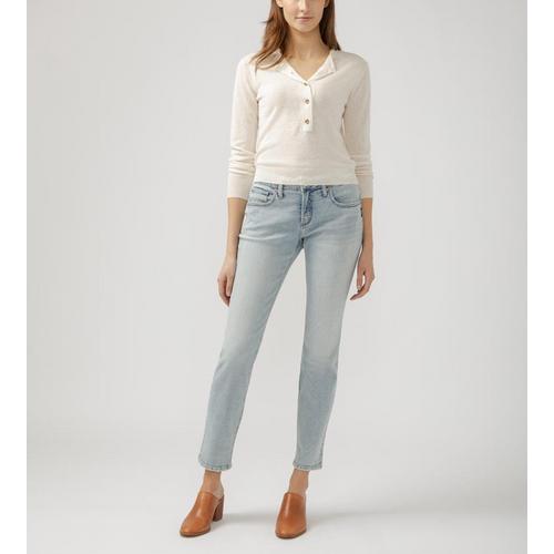 Women's Silver Jeans Co. Power Slim Fit Girlfriend Jeans - Primary Image