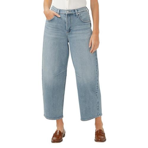 Women's Silver Jeans Co. Ankle Relaxed Fit Barrel Ankle Jeans - Primary Image