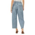 Women's Silver Jeans Co. Ankle Relaxed Fit Barrel Ankle Jeans - Thumbnail 2 of 6