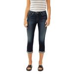 Women's Silver Jeans Co. Elyse Luxe Capri Skinny Jeans - Thumbnail 1 of 4