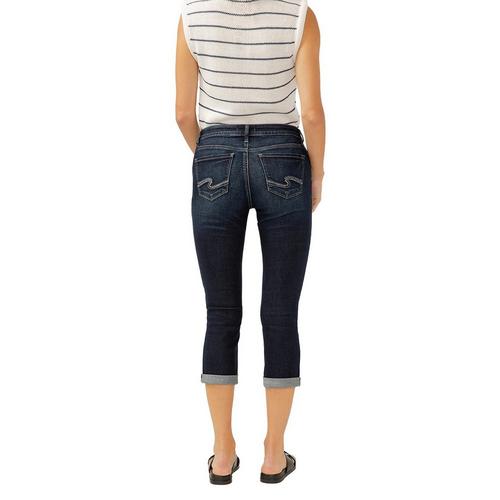 Women's Silver Jeans Co. Elyse Luxe Capri Skinny Jeans - Primary Image