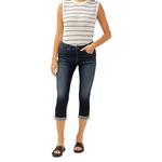 Women's Silver Jeans Co. Elyse Luxe Capri Skinny Jeans - Thumbnail 4 of 4