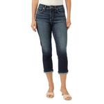 Women's Silver Jeans Co. Avery Capri Curvy Straight Capri Jeans - Thumbnail 1 of 6