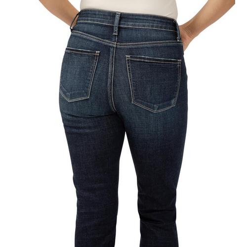 Women's Silver Jeans Co. Avery Capri Curvy Straight Capri Jeans - Primary Image