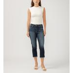 Women's Silver Jeans Co. Avery Capri Curvy Straight Capri Jeans - Thumbnail 5 of 6