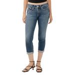 Women's Silver Jeans Co. Britt Capri Curvy Straight Capri Jeans - Thumbnail 1 of 4