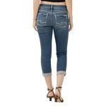 Women's Silver Jeans Co. Britt Capri Curvy Straight Capri Jeans - Thumbnail 2 of 4