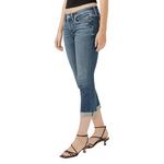 Women's Silver Jeans Co. Britt Capri Curvy Straight Capri Jeans - Thumbnail 3 of 4