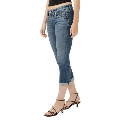 Women's Silver Jeans Co. Britt Capri Curvy Straight Capri Jeans - Primary Image